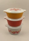 Vintage PYREX Friendship Casserole Set with Original Lids EXCELLENT CONDITION