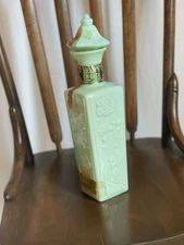 Vintage 1970’s Jim Beam Jade Decanter With Stopper