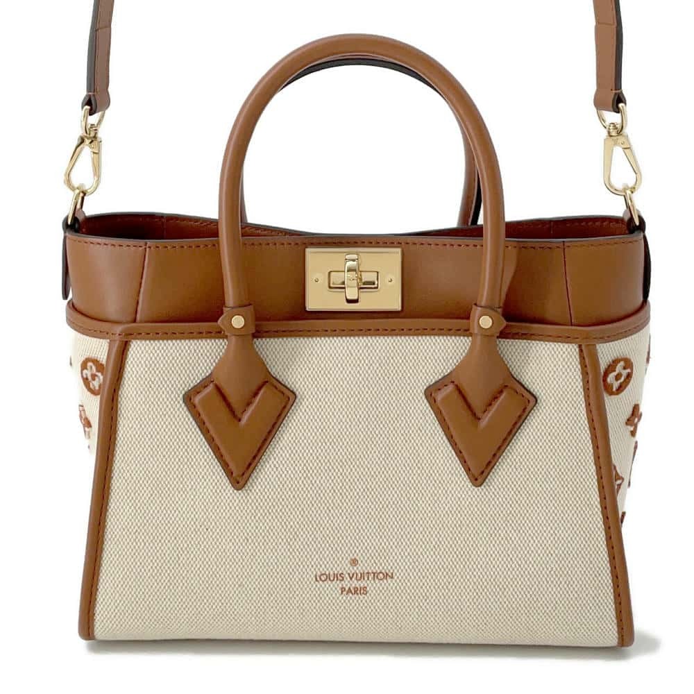 Louis Vuitton On My Side Canvas Leather Shoulder Bag Monogram