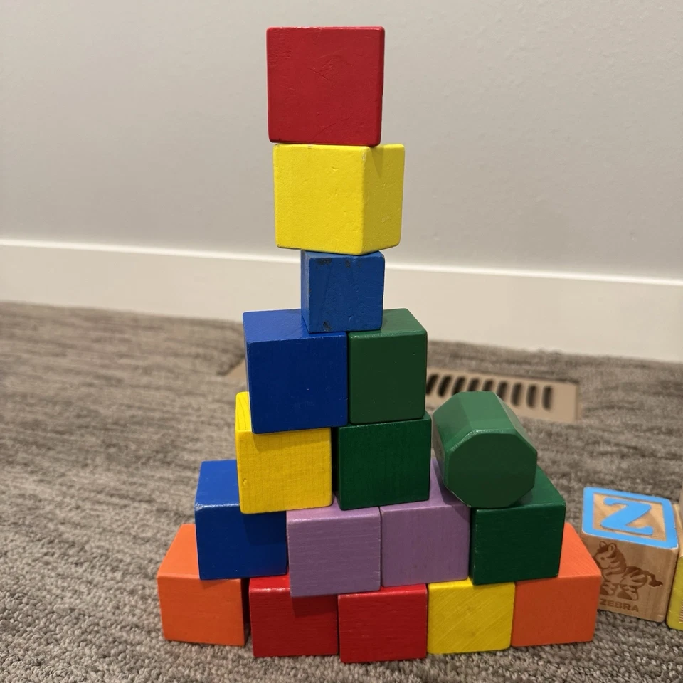 Lot 61. Assorted Colorful Learning Blocks - Image 3 of 4