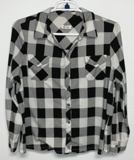 D & Co Long Sleeve Flannel Shirt Womens Extra...