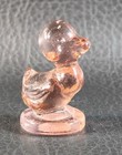 Boyd's Crystal Art Glass DUCKLING #21 HEATHERBLOOM 7-23-84 NOS 1-3/8" High — photo 1