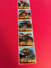 STICKER SHEET: Hot Wheels Monster Trucks
