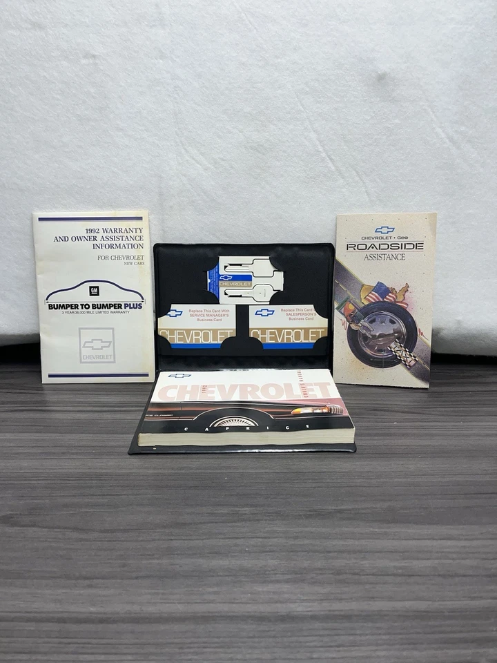 Chevy Caprice 1992 manual del propietario, estuche y más ¡Envío gratuito! Foto 2 de 4