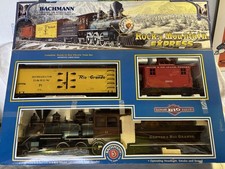Bachmann Big Haulers Rocky Mountain Express Train Set- G-Scale -TESTED-