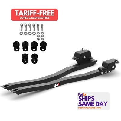 QA1 52095, Kit Black Steel Subframe Connector Kit Fits 75-81 Gm F-Body Performan
