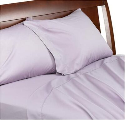 Martex 300-Thread-Count King Flat Sheet, Heather