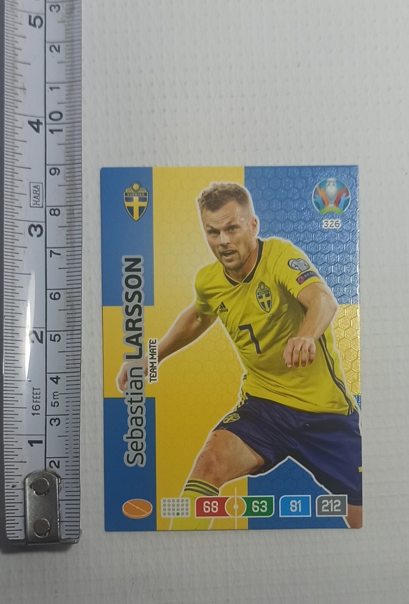 PANINI ADRENALYN UEFA EURO 2020 SWEDEN SEBASTIAN LARSSON CARD