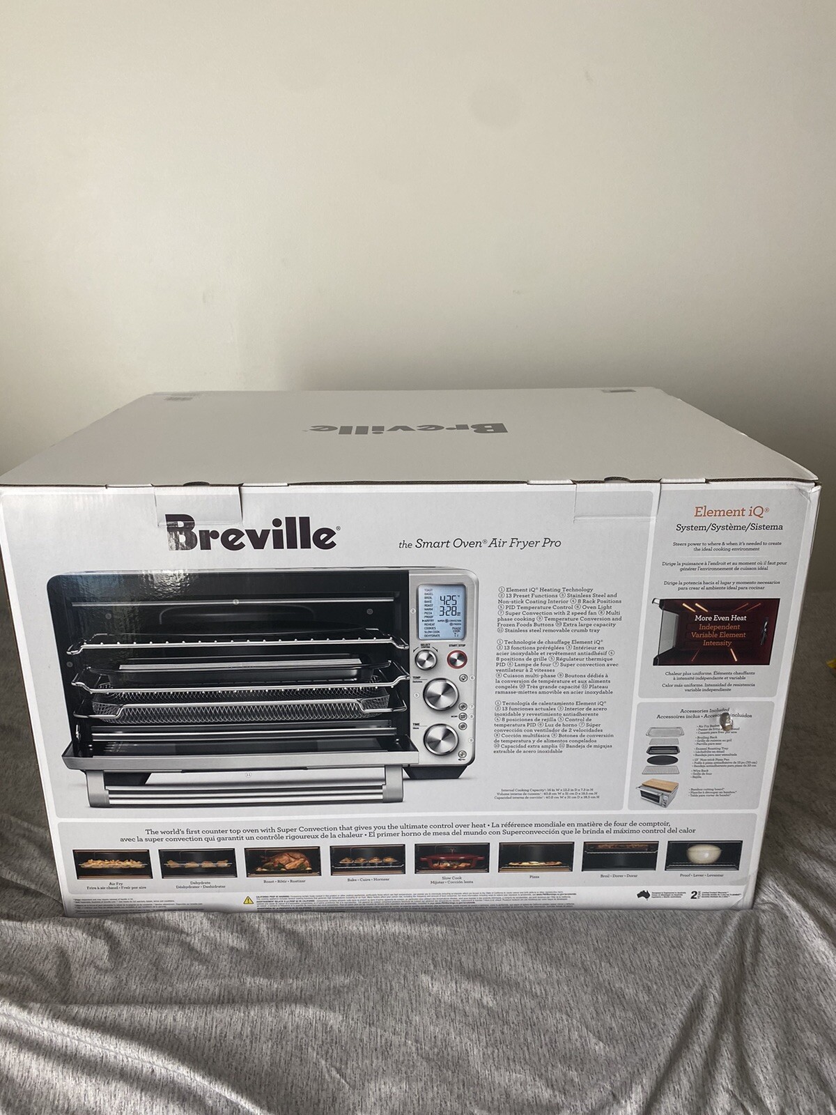 Breville Smart Oven Air Fryer Pro Stainless Steel BOV900BSS eBay