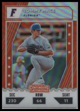 2021 Panini Elite Extra Edition #CTO-TO Tommy Mace College Tickets Optic Holo