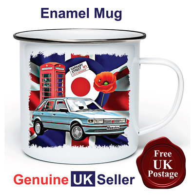Austin Maestro Becher, 11 Unzen Emaille Austin Maestro Campingbecher