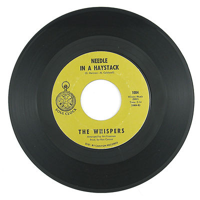WHISPERS Needle In A Haystack/Seems Like I (1970) NORTHERN SOUL VG