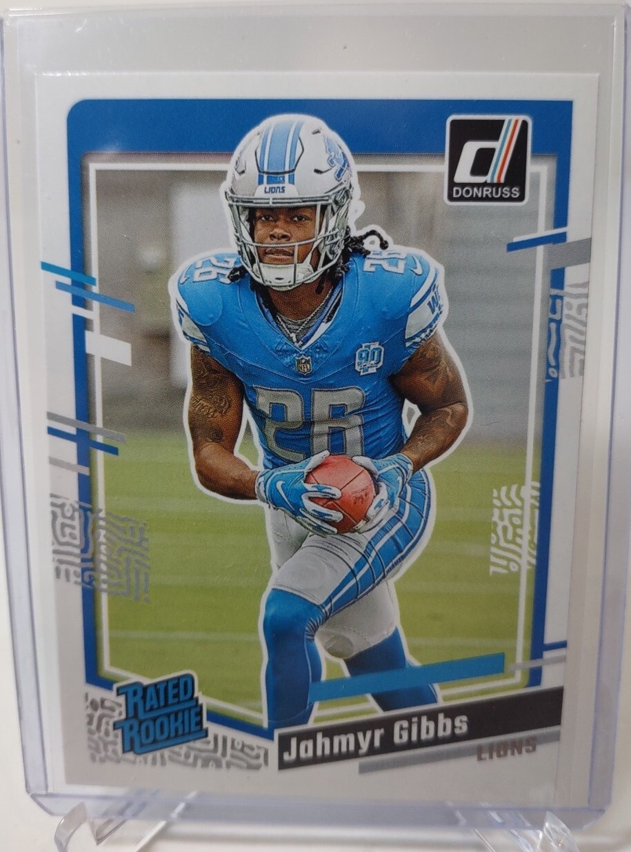 JAHMYR GIBBS 2023 Panini Donruss Rated Rookie #331 Base Rookie RC - Lions