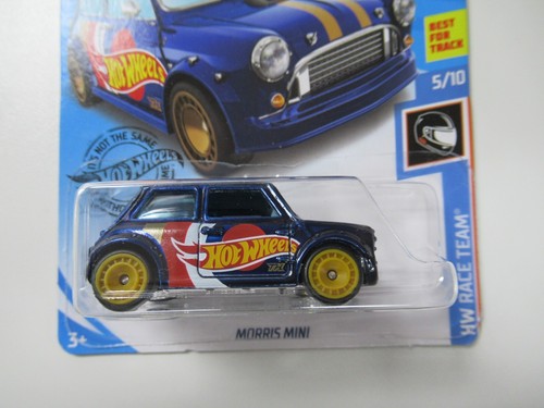 2019 Hot Wheels Super Treasure Hunt Blue Morris Mini - Picture 3 of 7