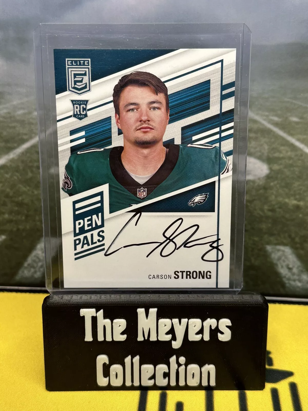 Carson Strong trading card