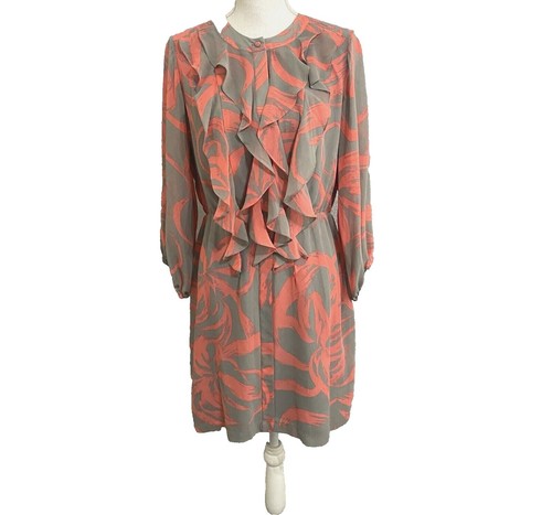 NWT Cleo Apparel Women's XL Sheer Mesh High Neck Dress Red Rose Long Sleeve NWT Cleo Apparel Women's XL Sheer Mesh High Neck Dress Red Rose Long Sleeve