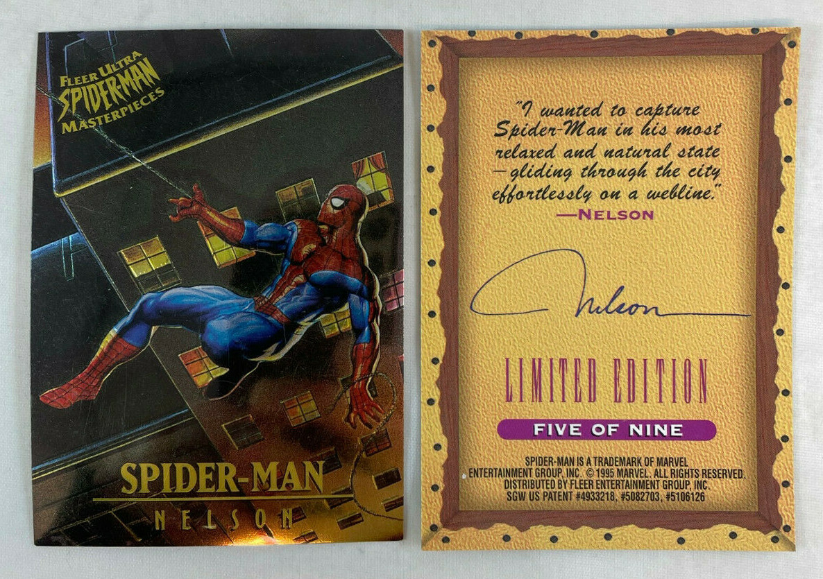 SINGLE CHASE CARD: Spiderman Fleer Ultra 95 LIMITED EDITION #5 of