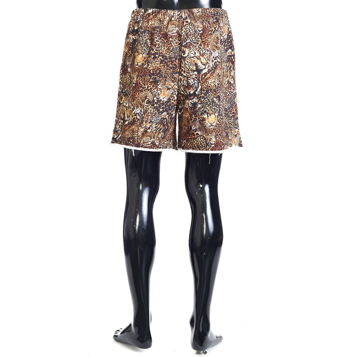 CELINE 850$ Shorts - Cotton Fleece, Tiger Print, Loose Fit CELINE 850$ Shorts - Cotton Fleece, Tiger Print, Loose Fit