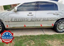 1998-2011 Lincoln Town Car Lower Rocker Panel Body Side Trim Molding Accent 8pc 1998-2011 Lincoln Town Car Lower Rocker Panel Body Side Trim Molding Accent 8pc