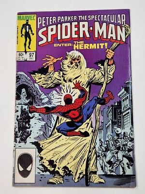 Spectacular Spider-Man 97 DIRECT 1st Full App Jonathan Ohnn (Spot) & Hermit 1984