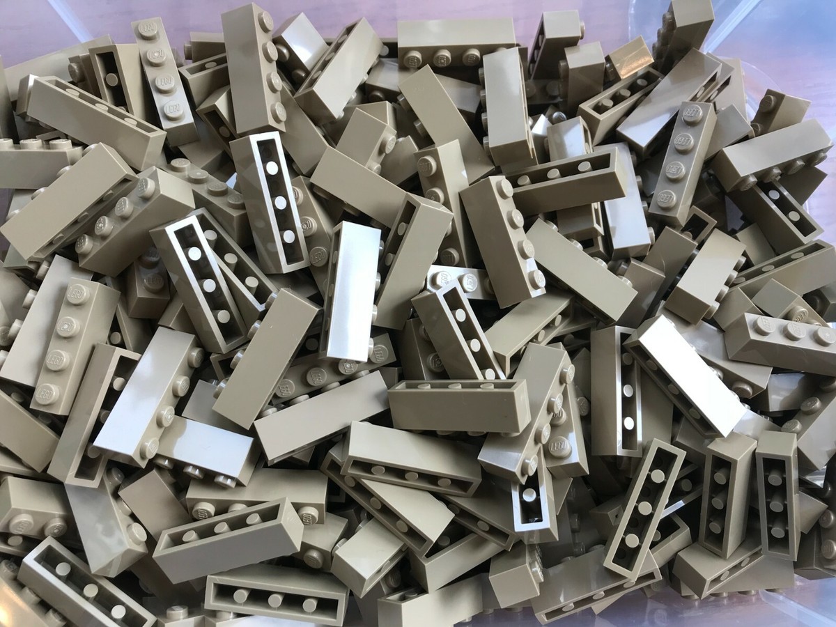 LEGO- NEW #3010-DARK TAN-1 X 4 BRICKS-20 PIECES | eBay