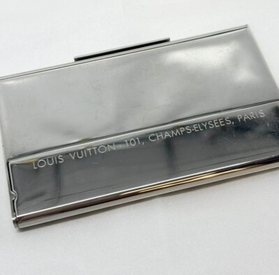 店舗用品 LV Louis Vuitton M65227 Business Card Holder Porte Cult Champs