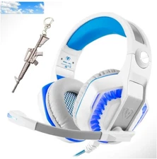 Pro Stereo Gaming Headset for PS4 Xbox One PC, All-Cover Over Ear Headphones Dee