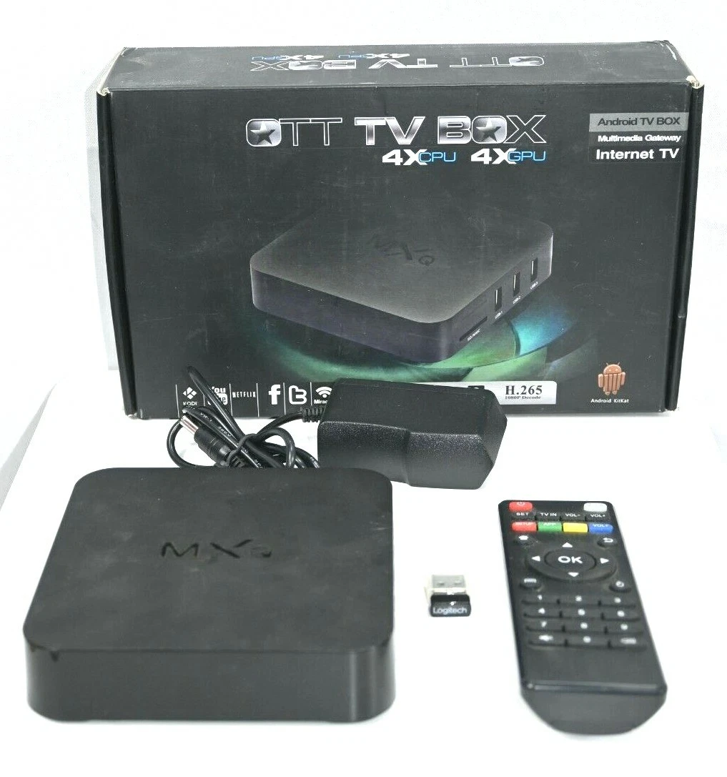 OTT TV BOX 4XCPU Android TV BOX multimedia gateway internet TV