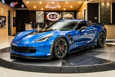 2016 Chevrolet Corvette z06 Laguna Blue | 24X36 inch poster | sports car