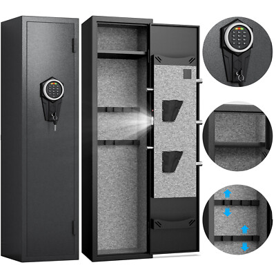 2-3 Rifle Gun Safe Digital Quick Access Long Gun Safe for Home Rifle and Shotgun
