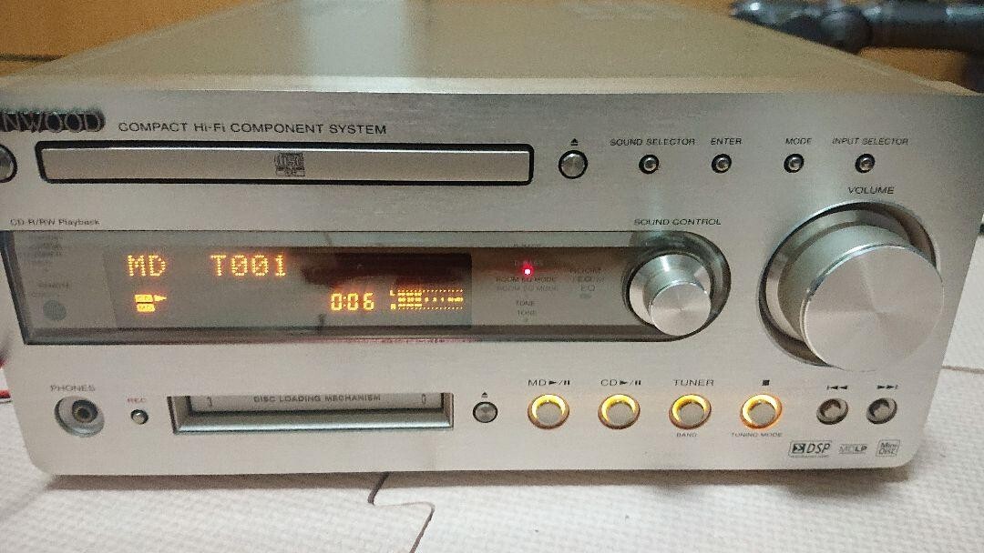 KENWOOD COMPACT DISC SYSTEM（R - K700） Kenwood R-K700 CD/MD Deck Player Record Compact Hi-Fi