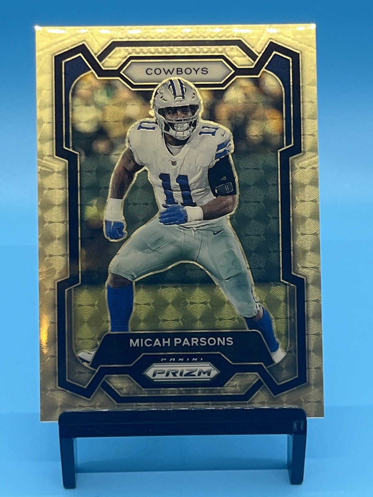 2023 Panini Prizm Micah Parsons Gold Vinyl #5/5 #78 Dallas Cowboys!!