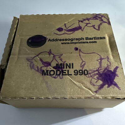 Portable Manual Credit Card Imprinter Machine - Addressograph