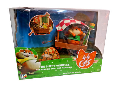 44 Cats -Katze-The Rolling Boat and Meatbal-l Buffycats  -Figur-Neu OVP 2.Wahl *