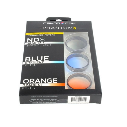 Polar Pro 3 Pack Graduated Filter Set For Phantom 3 Series Phantom 4 Drones - Picture 4 of 4