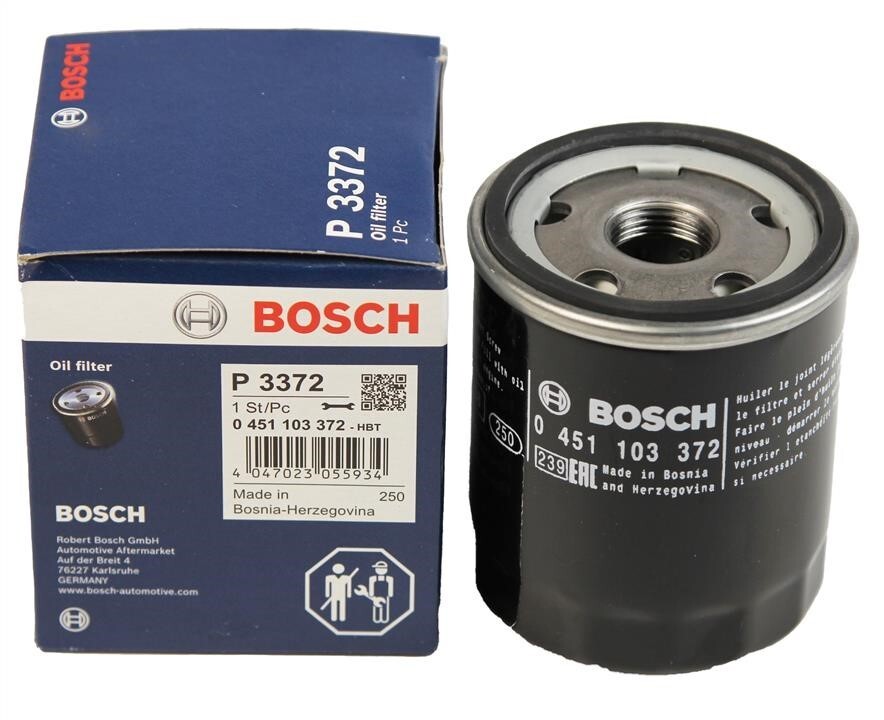 0451103372 Bosch Oil Filter For Mitsubishi Colt Mirage Lancer Smart Forfour