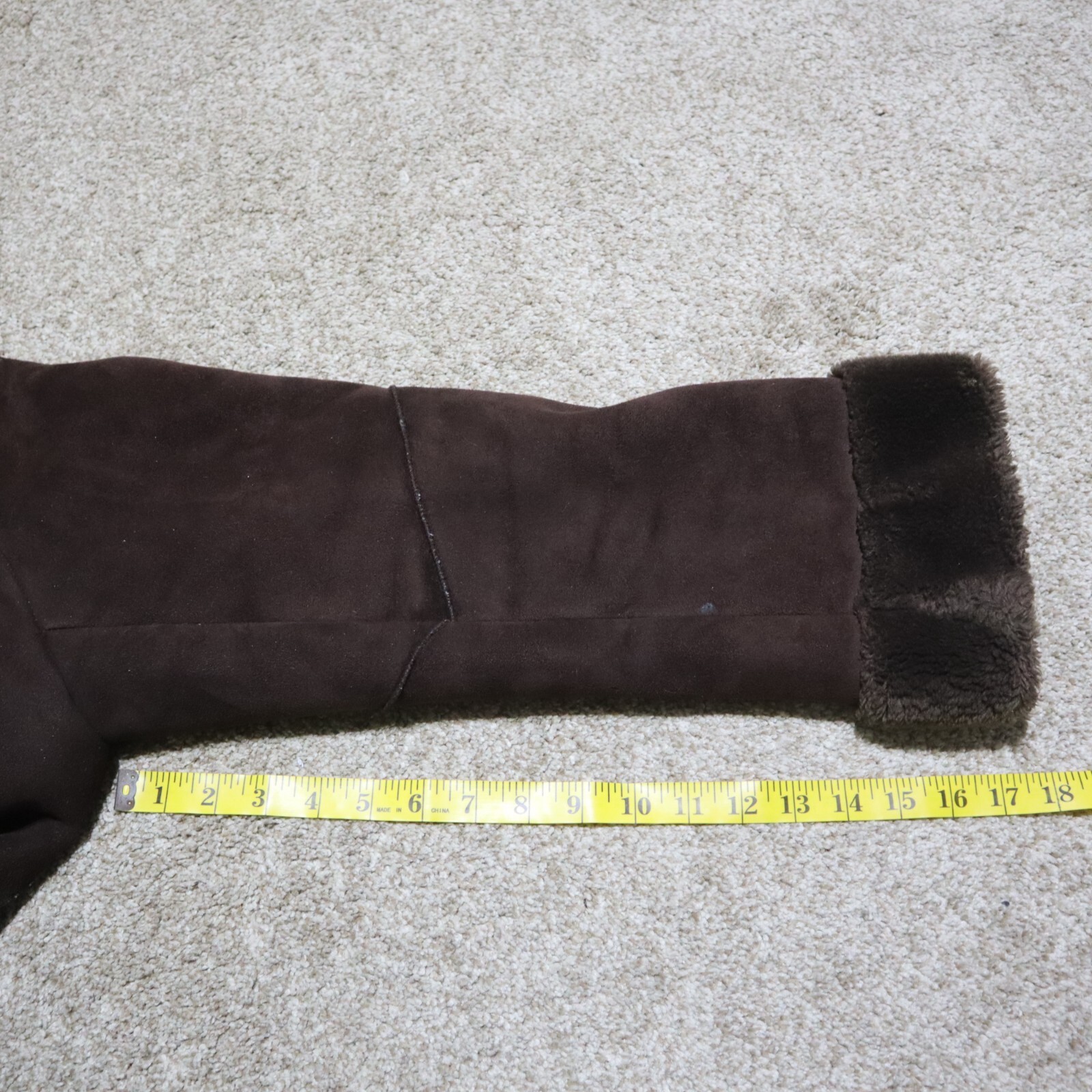 Crossing Pointe - Brown Lined Button Front Collar… - image 9