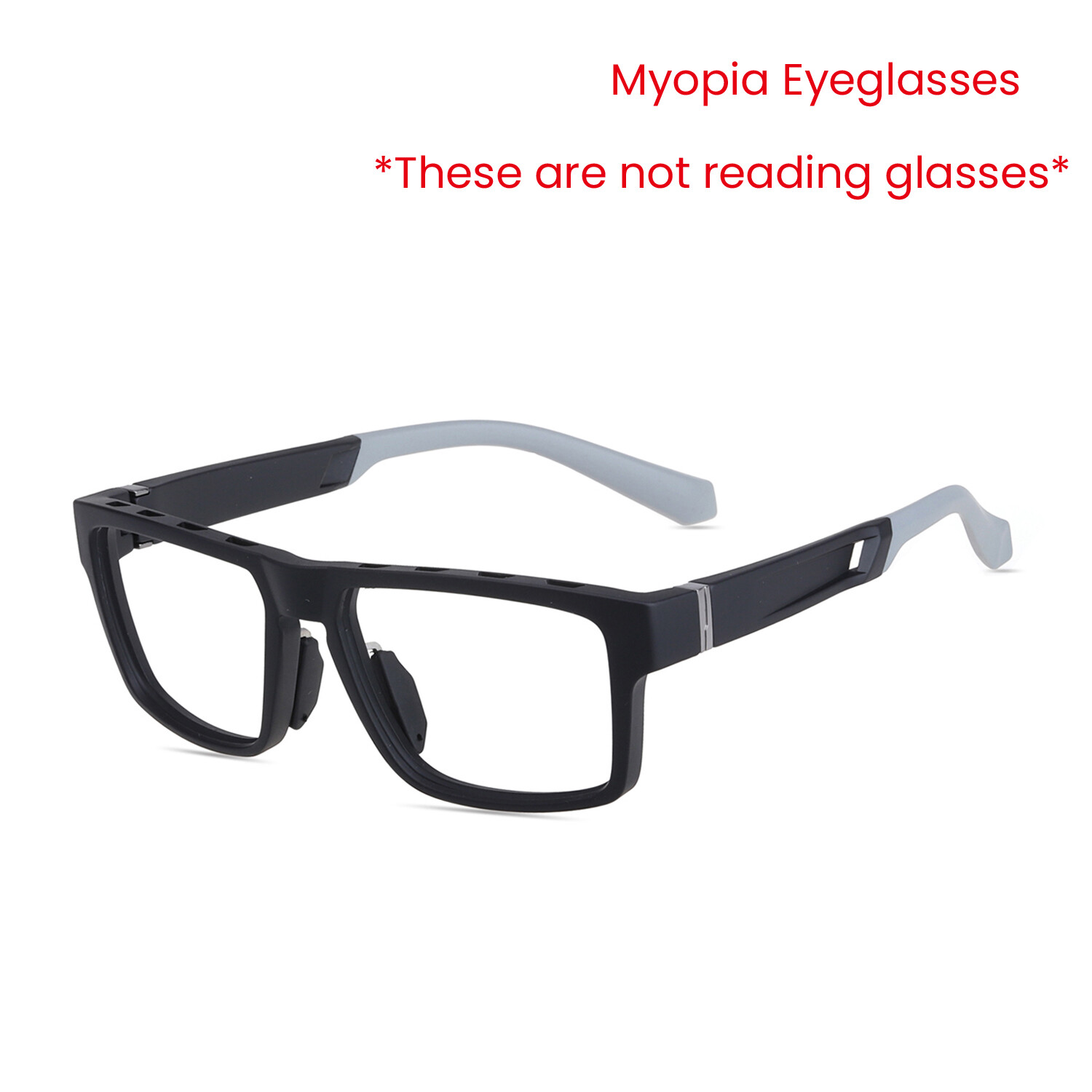 Unisex Sporty Eyewear Full Rim Eyeglasses Distance Eyewear Nearsighted Glasses