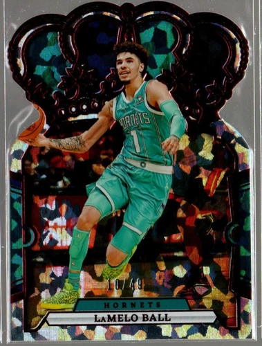 2023-24 Crown Royale Crystal Red #52 LaMelo Ball /49