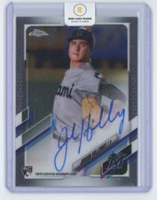 2021 Topps Chrome Rookie Auto Jordan Holloway Rookie Auto #RA-JHO Miami Marlins