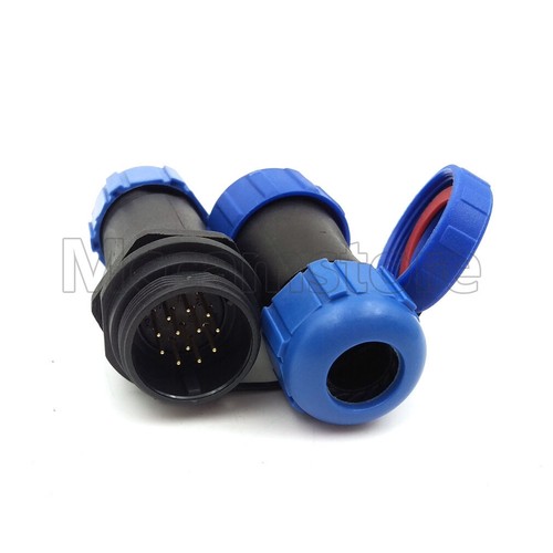 SP21 5A 12 Pin Waterproof Aviation Cable Connector IP67,Docking Cable Connector - Picture 4 of 7