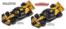 AFX Mega G+ McLaren F1 DOUBLE-DEAL HO Slot Cars #22103 & #22104 FREE SHIPPING!!
