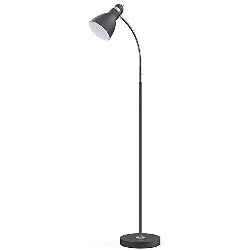 LEPOWER Floor Lamp, Metal Standing Lamp with Adjustable Gooseneck, Heavy Metal B - Picture 1 of 7