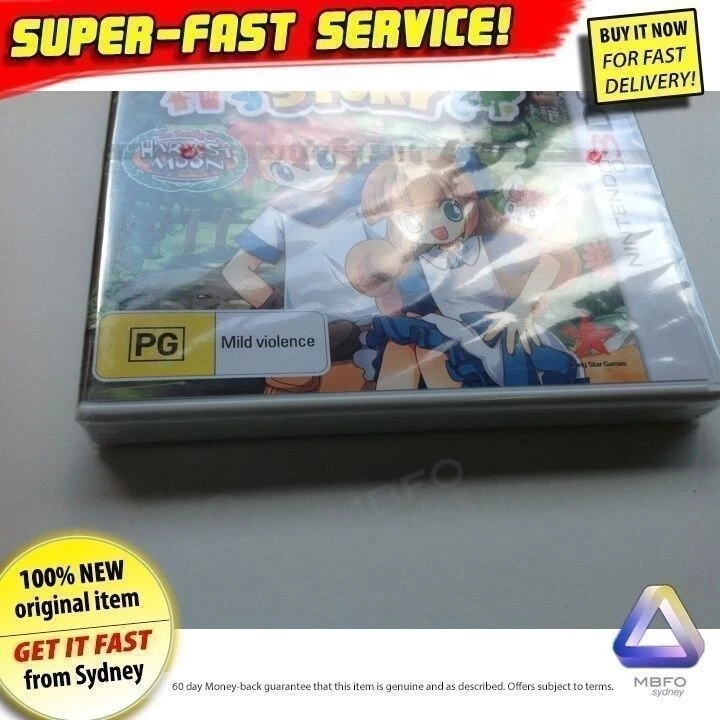 HomeTown Story Nintendo 3DS XL 2DS *NEW *RARE OZI Harvest Moon AU JRPG Home Town - Image 4 of 4