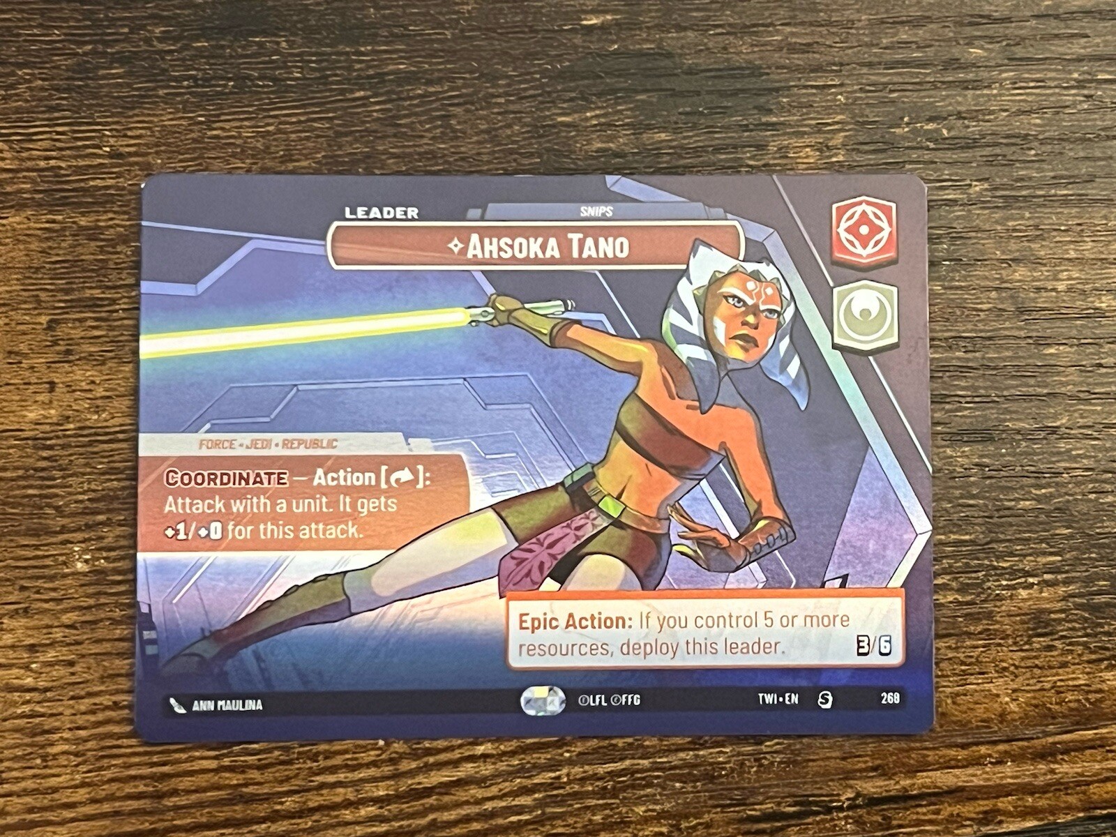Ahsoka Tano - Snips (Showcase FOIL) - Twilight of the Republic (TOR)