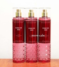 Bath Body Works FOREVER RED 8 ozs Body Fragrance Mist x 3