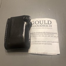 Gould Goodrich B850-4 Single Magazine Case Belt Loop For Beretta Glock Gould Goodrich B850-4 Single Magazine Case Belt Loop For Beretta Glock