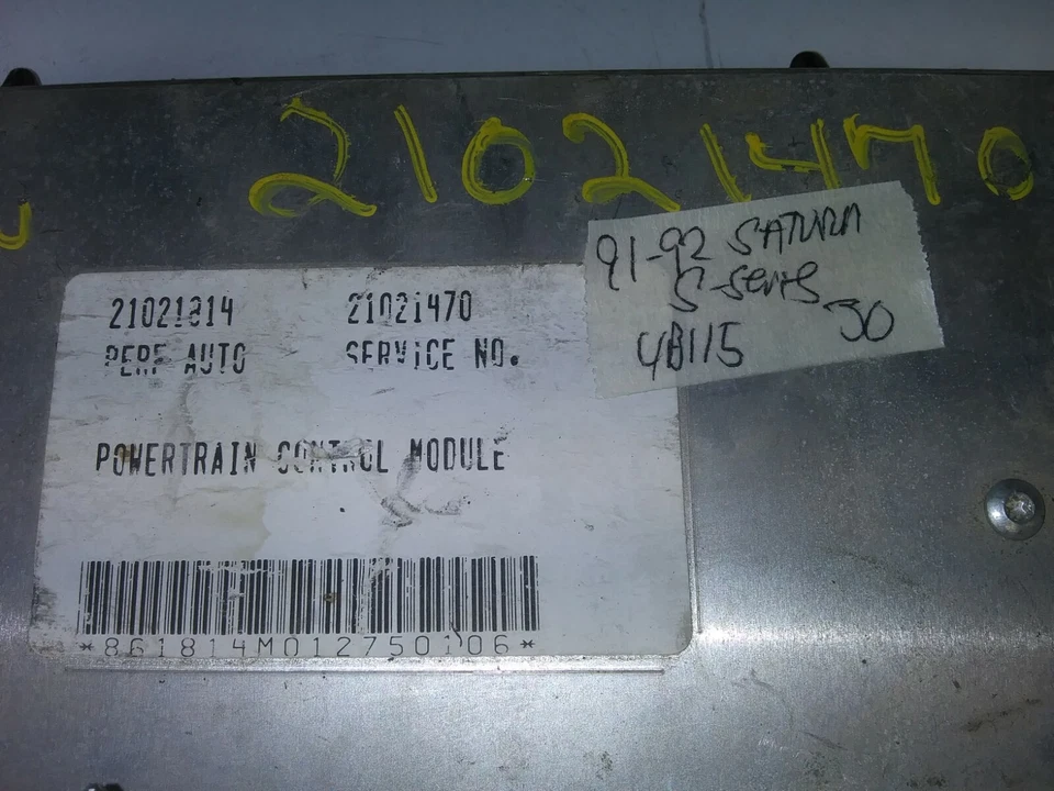21021470 Saturn S-Series 1991-1992 pcm ecu ecm computer - Image 2 of 4