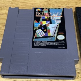 Pictionary Quick Draw Game NES Nintendo Entertainment System Works Cart Sleeve