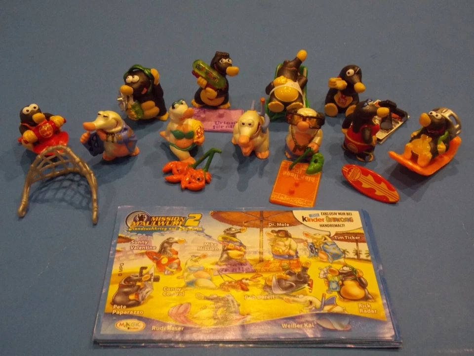 Komplettsatz Mission Maulwurf 2 + Sonderfigur D 2006 + alle BPZ - Bild 1 von 1